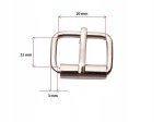 Klamra metalowa rymarska 20 / 12 / 3 mm NIKIEL 10 sztuk (4)