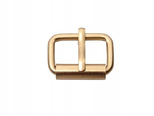 Klamra metalowa rymarska jednozaczepowa 20 / 12 / 3 mm złota 10 sztuk (4)