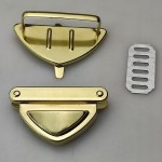 Zamek zapięcie do teczki 40 / 23 mm złoty