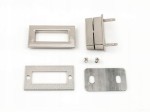 Zamek zapięcie do torebki teczki 42,5 x 22 mm nikiel