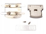 Zamek zapięcie metalowe do teczki 35 / 35 mm nikiel