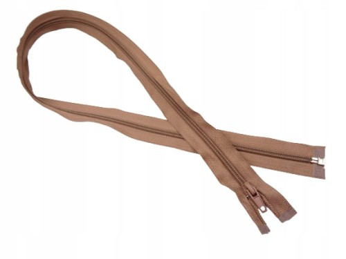 Zamek rozdzielczy spiralny # 5 żyłkowy 85 cm ciemny beż 10 sztuk
