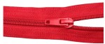 Zamek błyskawiczny rozdzielczy spiralny # 5 żyłkowy 85 cm czerwony 10 sztuk