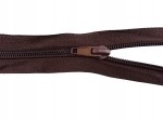 Zamek błyskawiczny rozdzielczy spiralny # 5 żyłkowy 85 cm ciemny brąz 10szt