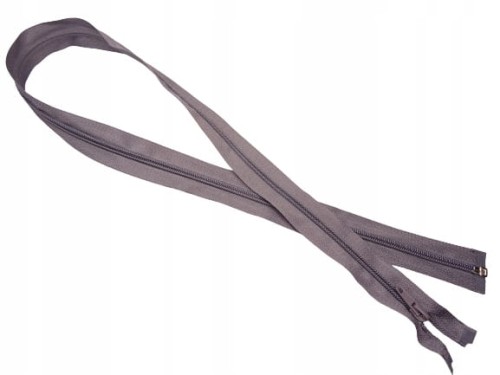 Zamek rozdzielczy spiralny # 5 żyłkowy 85 cm ciemny szary 10 sztuk