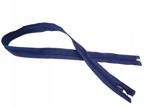 Zamek błyskawiczny rozdzielczy spiralny # 5 żyłkowy 80 cm granatowy 10 szt