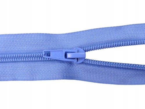 Zestaw 10 x zamek rozdzielczy # 5 spiralny 80 cm niebieski