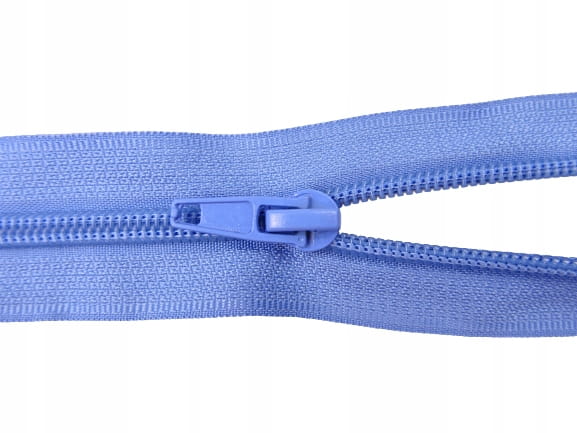 Zestaw 10 x zamek rozdzielczy # 5 spiralny 80 cm niebieski
