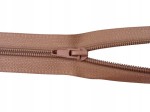 Zamek błyskawiczny rozdzielczy spiralny # 5 żyłkowy 80 cm ciemny beż 10 szt