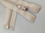 Zamek błyskawiczny rozdzielczy spiralny # 5 żyłkowy 80 cm jasny beż 10 szt