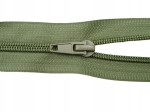 Zamek błyskawiczny rozdzielczy spiralny # 5 żyłkowy 75 cm oliwka 10 sztuk