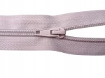Zestaw 10 x zamek rozdzielczy # 5 spiralny jasny szary 70 cm