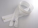 Zestaw 10 x zamek rozdzielczy # 5 spiralny biały 70 cm