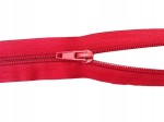 Zamek błyskawiczny rozdzielczy spiralny # 5 żyłkowy 80 cm czerwony