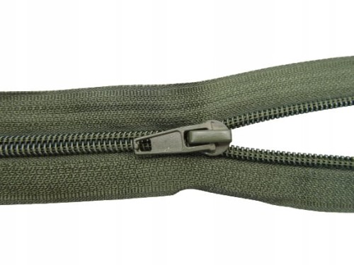 Zamek błyskawiczny rozdzielczy spiralny # 5 żyłkowy 80 cm oliwkowy