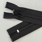 Zamek nierozdzielczy spiralny # 7 żyłkowy do butów 50 cm czarny