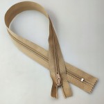 Zamek nierozdzielczy spiralny # 7 żyłkowy do butów plecaka torby 50 cm beż