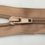 Zamek błyskawiczny rozdzielczy spiralny żyłkowy # 5 ciemny beż 85 cm