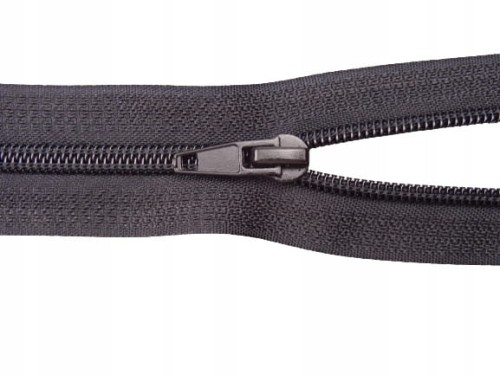 Zamek błyskawiczny rozdzielczy spiralny # 5 żyłkowy 85 cm czarny