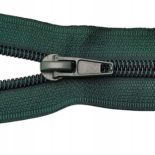 Zamek błyskawiczny rozdzielczy spiralny # 5 żyłkowy 85 cm zielony 1 sztuka
