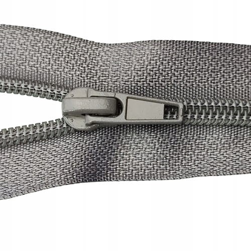 Zamek błyskawiczny rozdzielczy spiralny # 5 żyłkowy 85 cm szary 1 sztuka