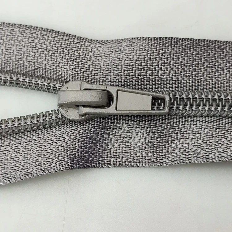 Zamek błyskawiczny rozdzielczy spiralny # 5 żyłkowy 85 cm szary 1 sztuka