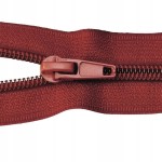Zamek błyskawiczny rozdzielczy spiralny # 5 żyłkowy bordowy 75 cm