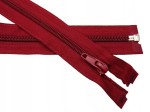 Zamek błyskawiczny rozdzielczy spiralny # 5 żyłkowy bordowy 75 cm