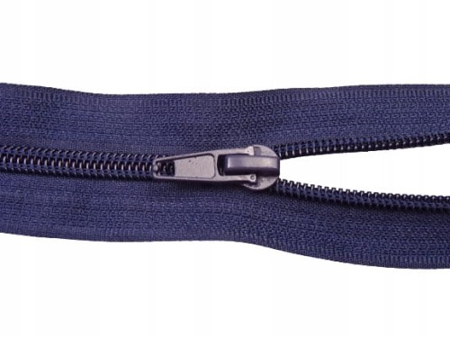 Zestaw 10 x zamek rozdzielczy # 5 spiralny granatowy 40 cm