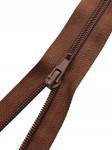 Zestaw 10 x zamek rozdzielczy # 5 spiralny brąz 35 cm