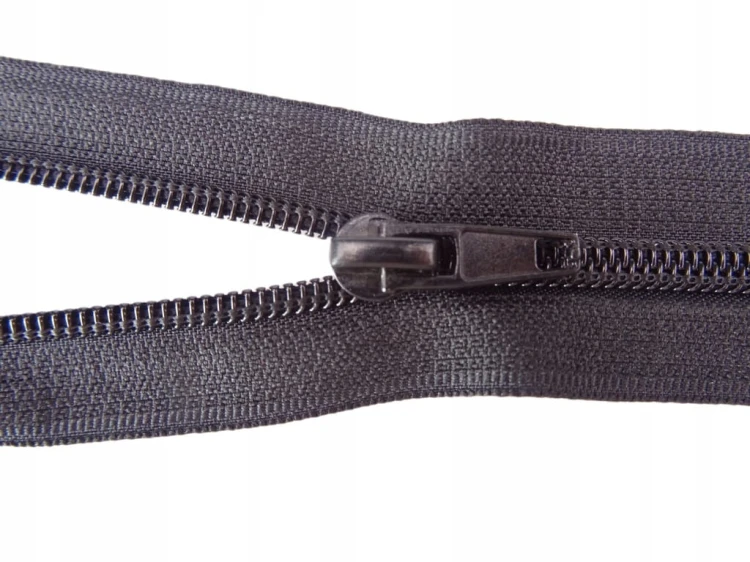 Zestaw 10 x zamek rozdzielczy spiralny # 5 czarny 30 cm