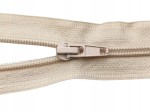 Zamek błyskawiczny rozdzielczy spiralny # 5 żyłkowy 80 cm jasny beż