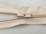 Zamek błyskawiczny rozdzielczy spiralny # 5 żyłkowy 80 cm jasny beż