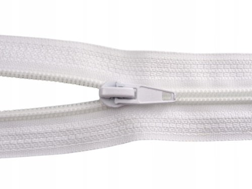Zamek błyskawiczny rozdzielczy spiralny # 5 biały 35 cm