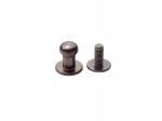 Knopik śruba do paska 6 mm 100 sztuk czarny nikiel