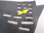 Wybijak wycinak dziurkacz owalny do skóry / tkanin / eko skóry 3 x 6 mm