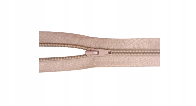 Zamek błyskawiczny rozdzielczy spiralny # 5 żyłkowy 65 cm beż