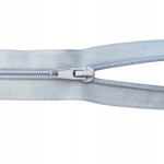 Zamek błyskawiczny rozdzielczy spiralny # 5 żyłkowy jasny szary 50 cm
