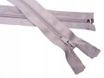 Zamek błyskawiczny rozdzielczy spiralny # 5 żyłkowy jasny szary 75 cm