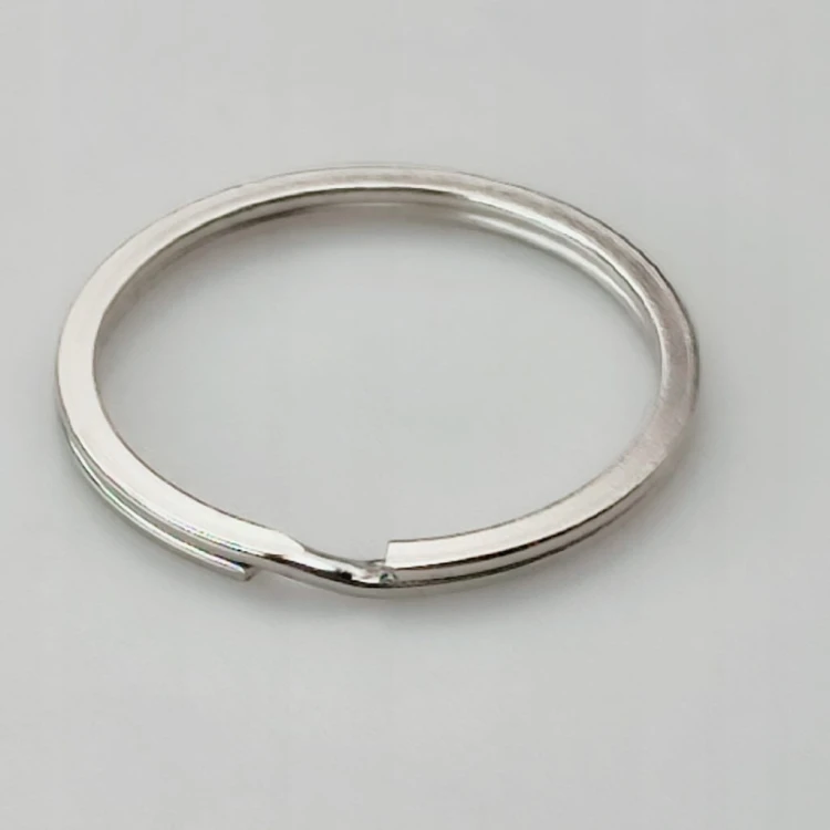 Kółko metalowe kaletnicze spiralne 30 / 2,2 mm srebrny 10 sztuk