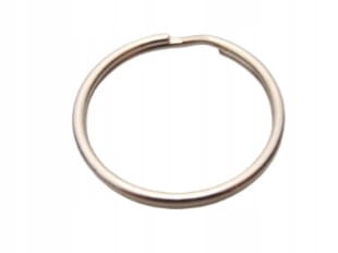 Kółko metalowe kaletnicze spiralne do kluczy 22 / 1,5 mm srebrny 10 sztuk