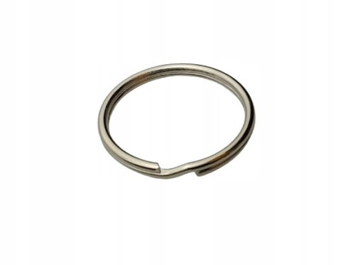 Kółko metalowe kaletnicze spiralne 25 / 2 mm srebrny 10 sztuk (2)