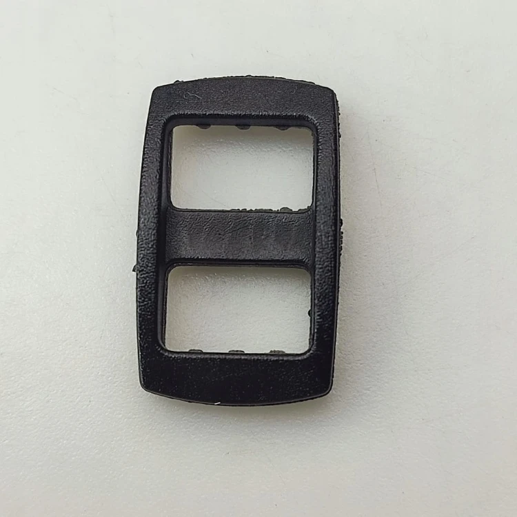 Ramka regulator plastikowy do taśmy plecaka torby 10 mm 10 sztuk czarny (2)