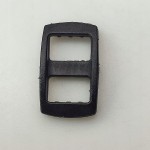 Ramka regulator plastikowy do taśmy plecaka torby 10 mm 1 sztuka czarny (2)