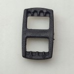 Ramka regulator plastikowy do taśmy plecaka torby 10 mm 1 sztuka czarny (2)