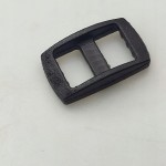 Ramka regulator plastikowy do taśmy plecaka torby 10 mm 1 sztuka czarny (2)