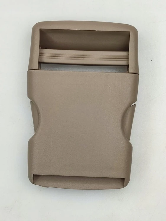Klamra zatrzaskowa plastikowa 40 mm do paska 1 sztuka beżowy