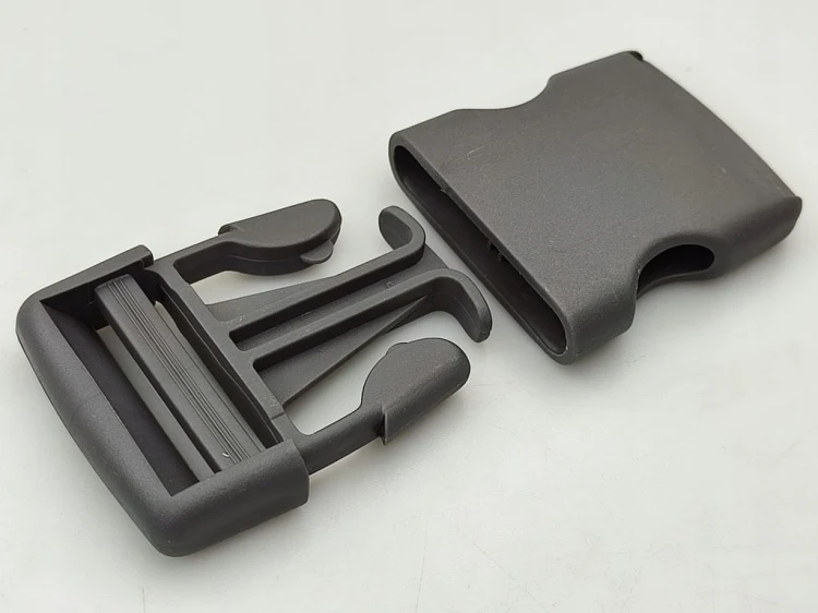 Klamra zatrzaskowa plastikowa 40 mm do paska 1 sztuka szary