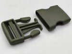 Klamra zatrzaskowa plastikowa 40 mm do paska torby plecaka 1 sztuk oliwka