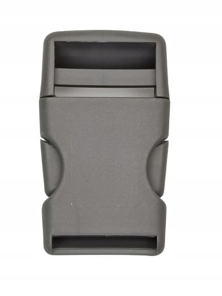 Klamra zatrzaskowa plastikowa 30 mm do paska 1 sztuka szara